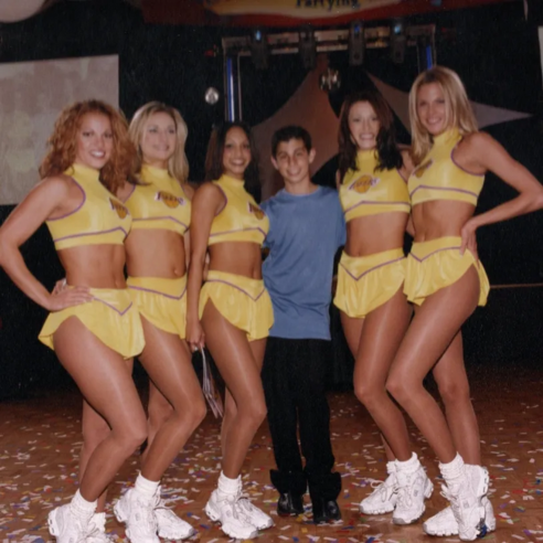 Ryan's Bar Mitzvah and the Laker Girls.