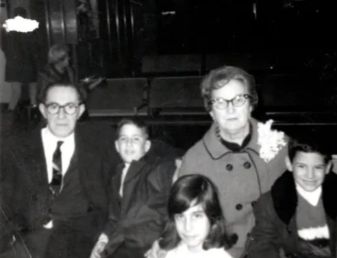 PopPop Sam, Mark, Nancy, Grandmother Bella and Jack